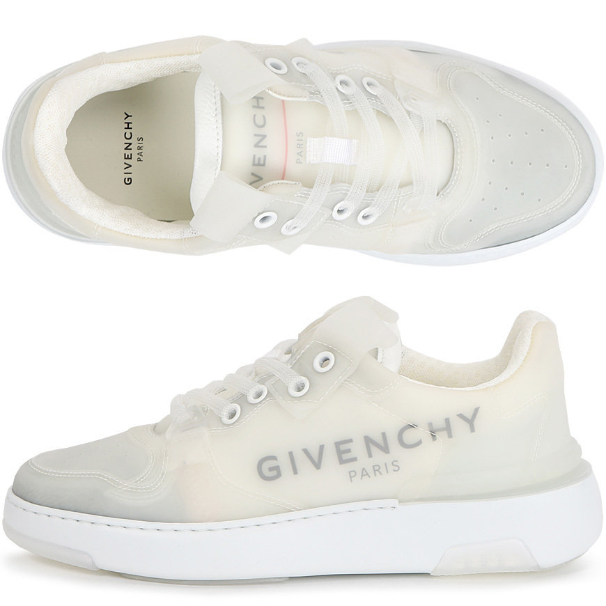 Giày Givenchy Transparent Wing Low Top Sneakers Maniaon BE0010E0PD-100 - Ảnh 6