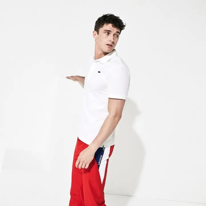 Áo Lacoste Sports Unisex Sleeve 'White' Polo T-shirt L1230-20B-166 - Ảnh 3