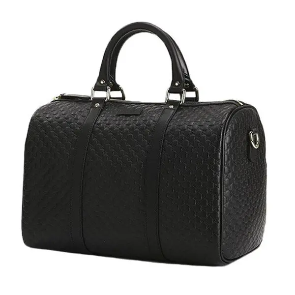 Túi Gucci Shima Leather Boston Bag 449646 BMJ1G 1000 - Ảnh 3