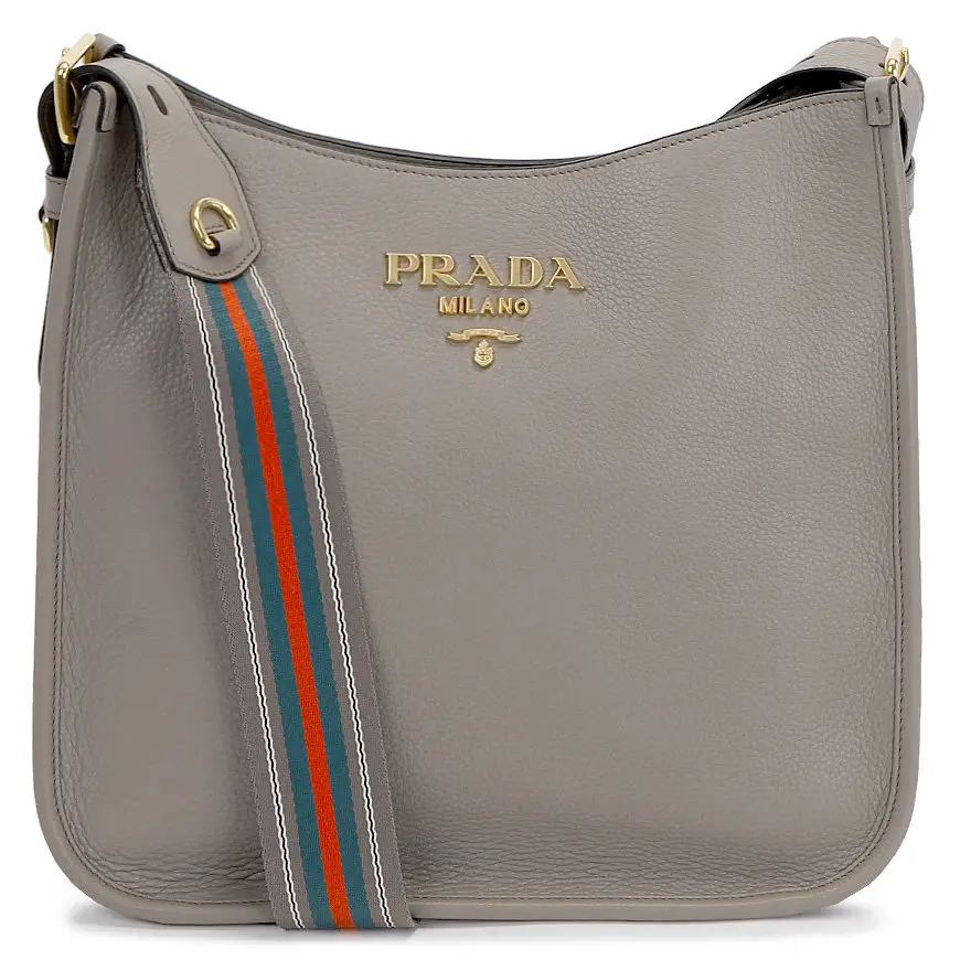 Túi Prada Vitello Dino Hobo Bag 1BC073-2BBE-F0572-V-DOO