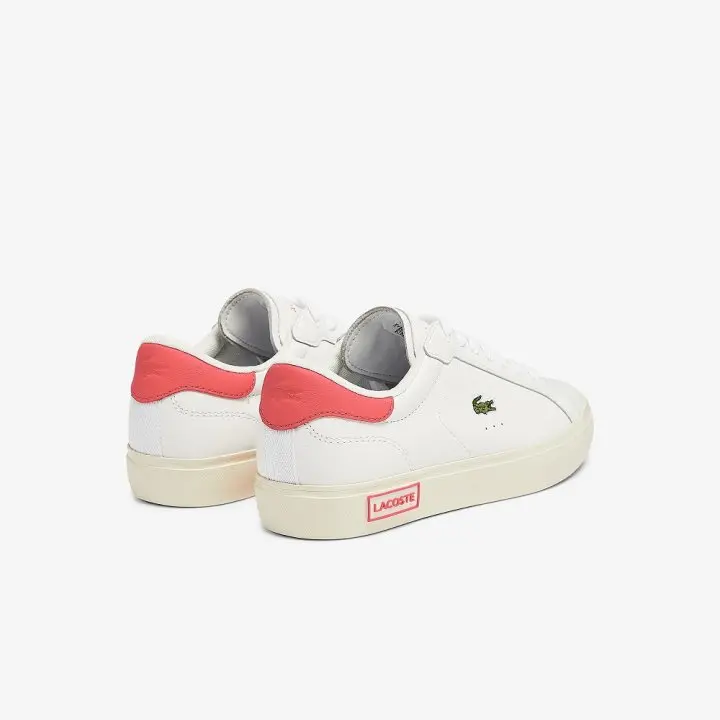 Giày Lacoste Women's Power Coat Leather Sneakers RZ1050W51G-B53 - Ảnh 5
