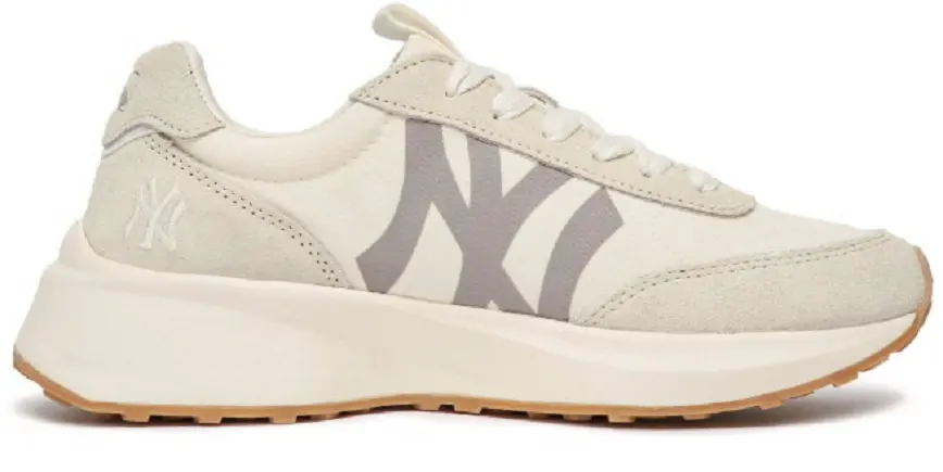 Giày MLB Chunky Jogger New York Yankees 'Beige' 3ASXX111N-50IVS