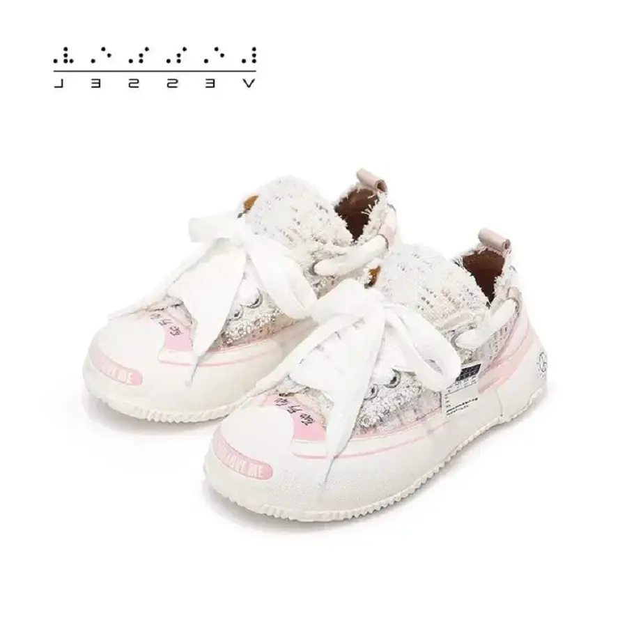 Alternative view of Giày xVESSEL G.O.P. 2.0 MARSHMALLOW Lows 'White Tweed'