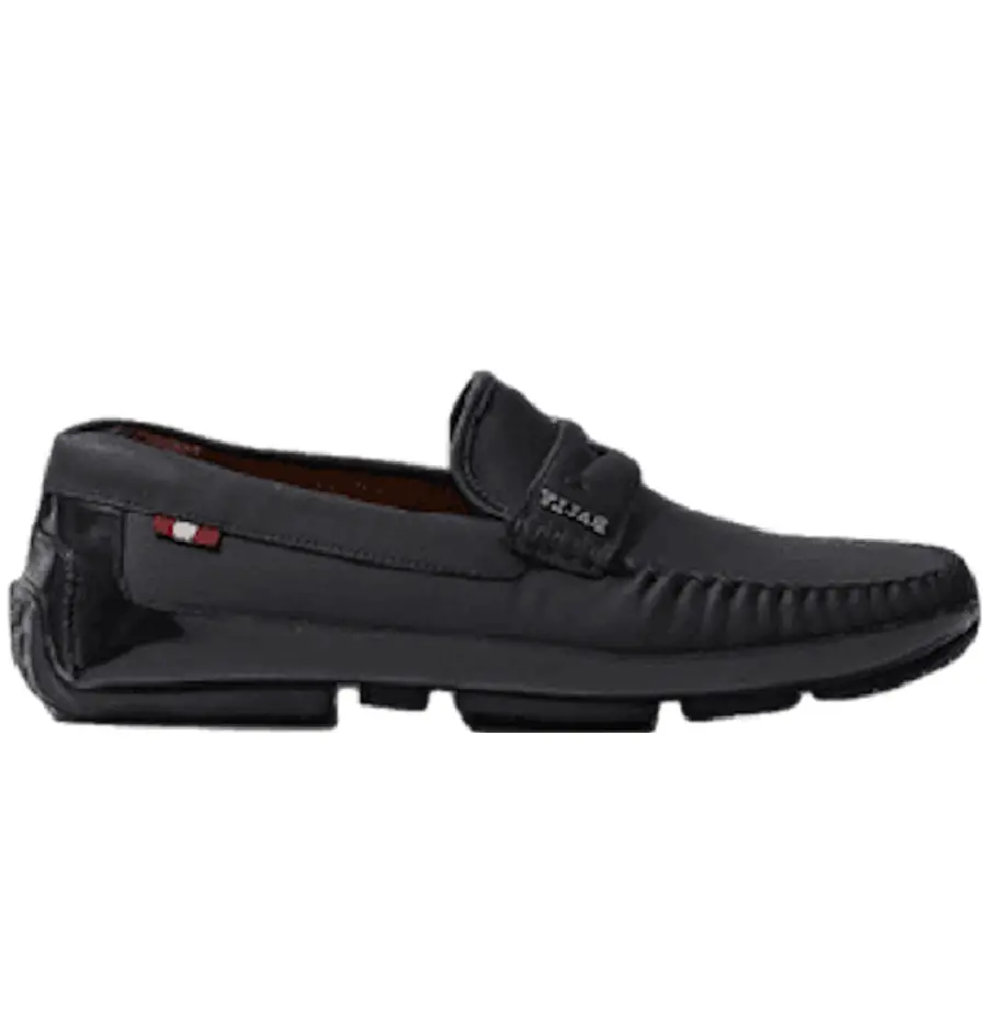 Giày Bally Men's Black Pintos Leather Loafers 'Black' 6222970