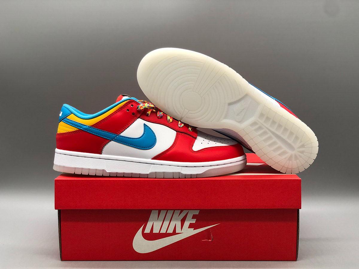 Giày Nike Dunk Low QS 'LeBron James Fruity Pebbles' DH8009-600 - Ảnh 5