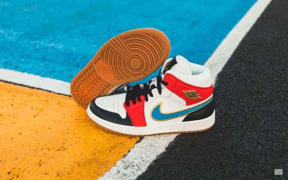 Giày Nike Air Jordan 1 Mid 'Let(Her)Man' DC1426-100 - Ảnh 8