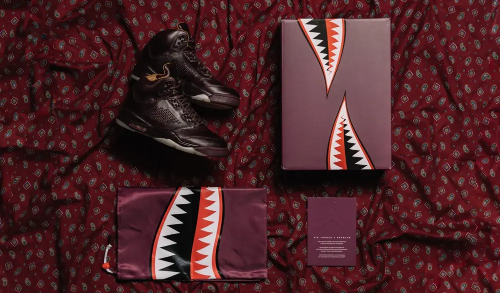 Giày Nike Jordan 5 Retro Premium 'Wine' 881432-612 - Ảnh 6