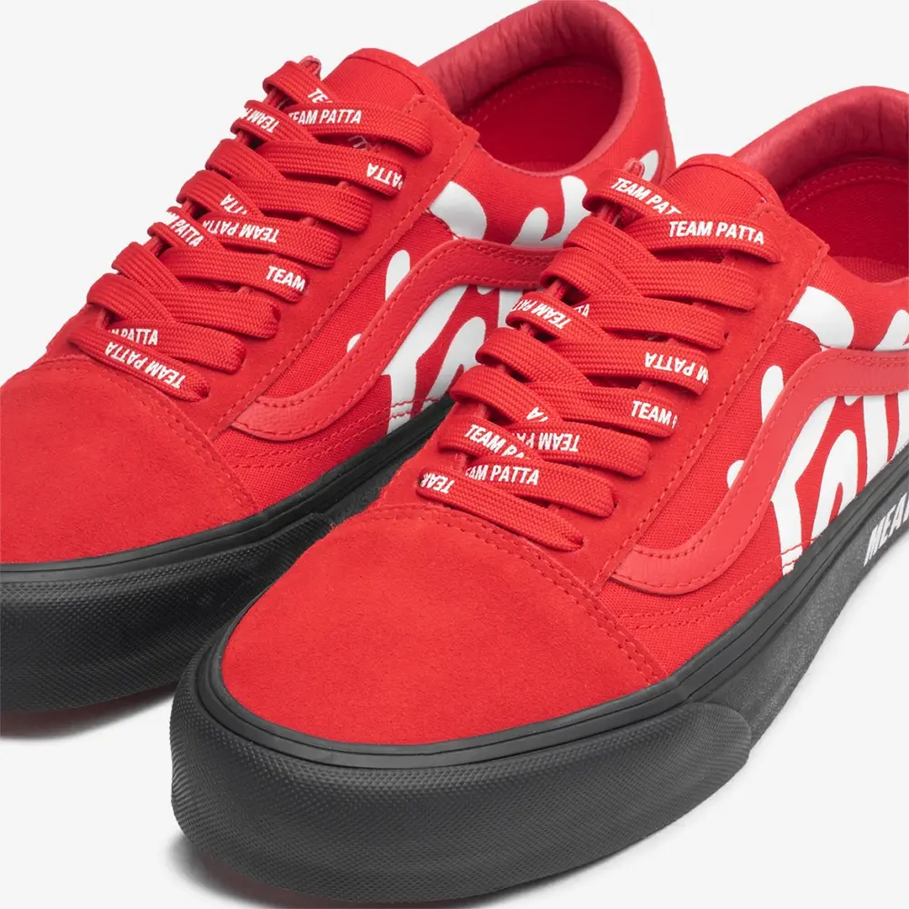 Giày Vans Patta x Old Skool VLT LX 'Mean Eyed Cat - High Risk Red' VN0A4BVF5X8 - Ảnh 3