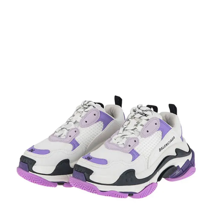 Alternative view of Giày Balenciaga Triple S Sneaker White Lilac 524039 W09OM 9055