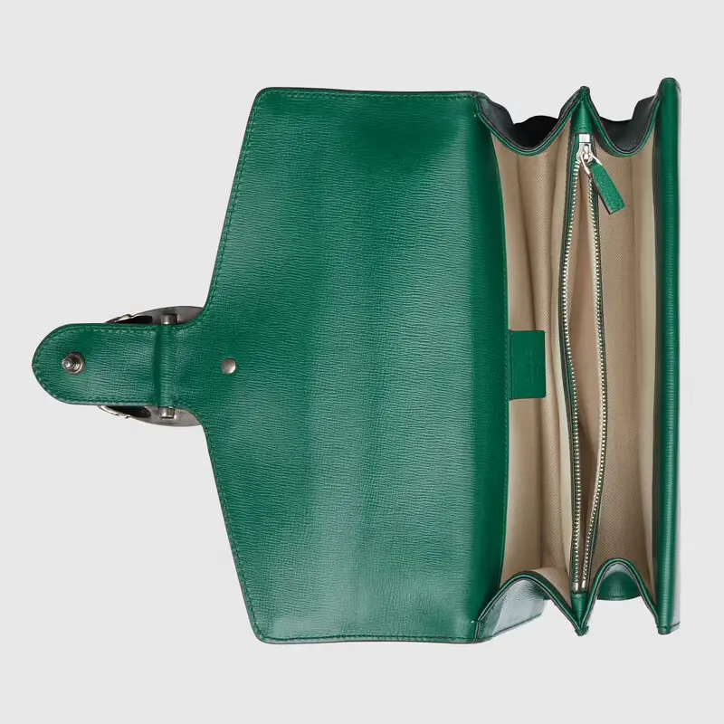 Alternative view of Túi Gucci Dionysus Small GG Shoulder Yellow And Green Leather ‎400249-UGMBN-7263