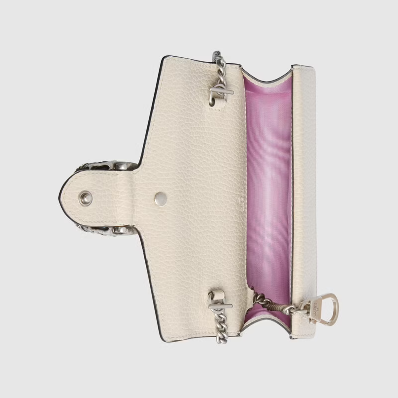 Túi Gucci Dionysus Super Mini Leather White 476432-CAOGM-9174 - Ảnh 2