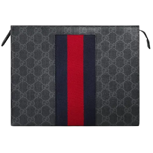 Túi Gucci GG Black Pouch GG Supreme 475316 KHN4C 1095