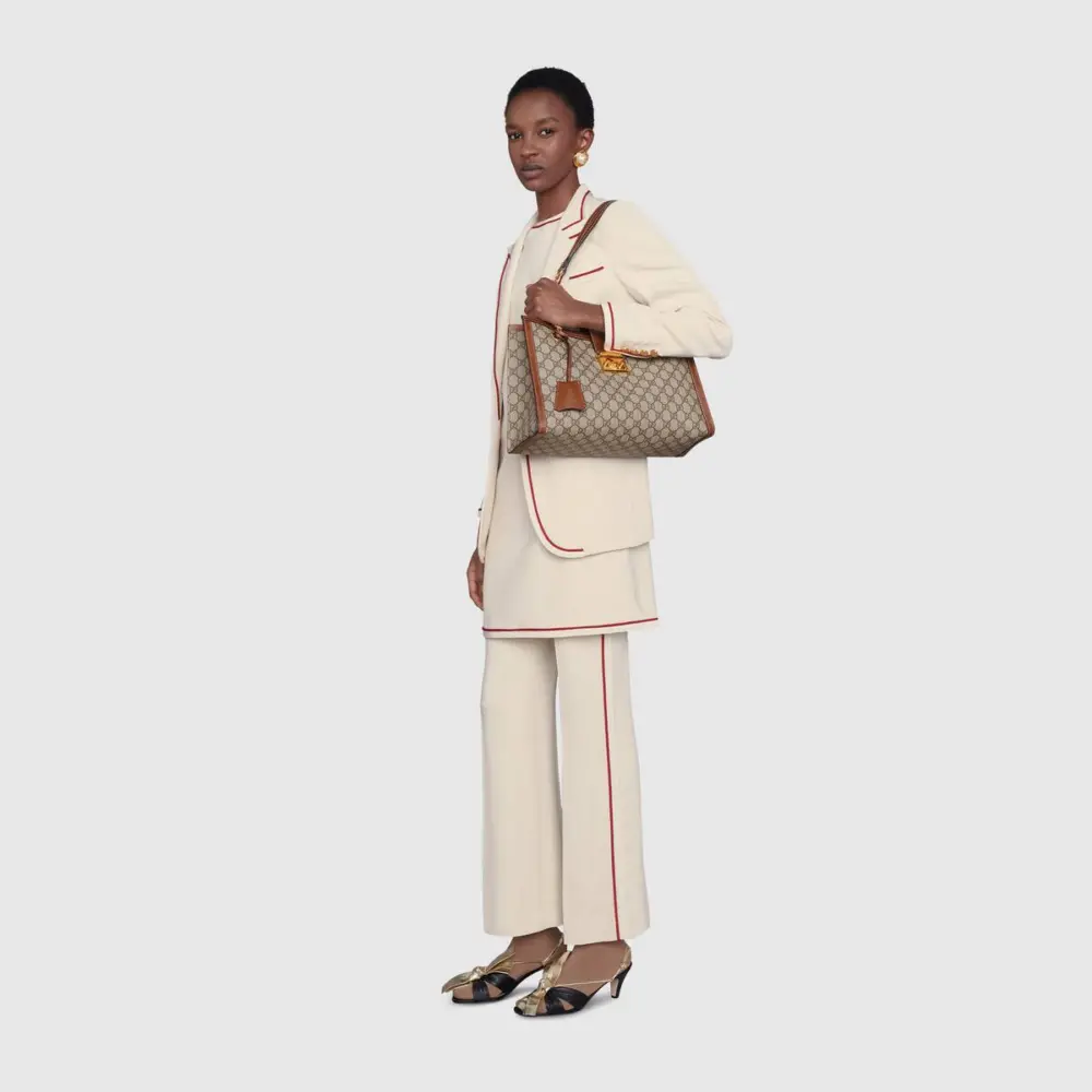 Túi Gucci Padlock Medium GG Shoulder Bag 479197 KHNKG 8534 - Ảnh 7