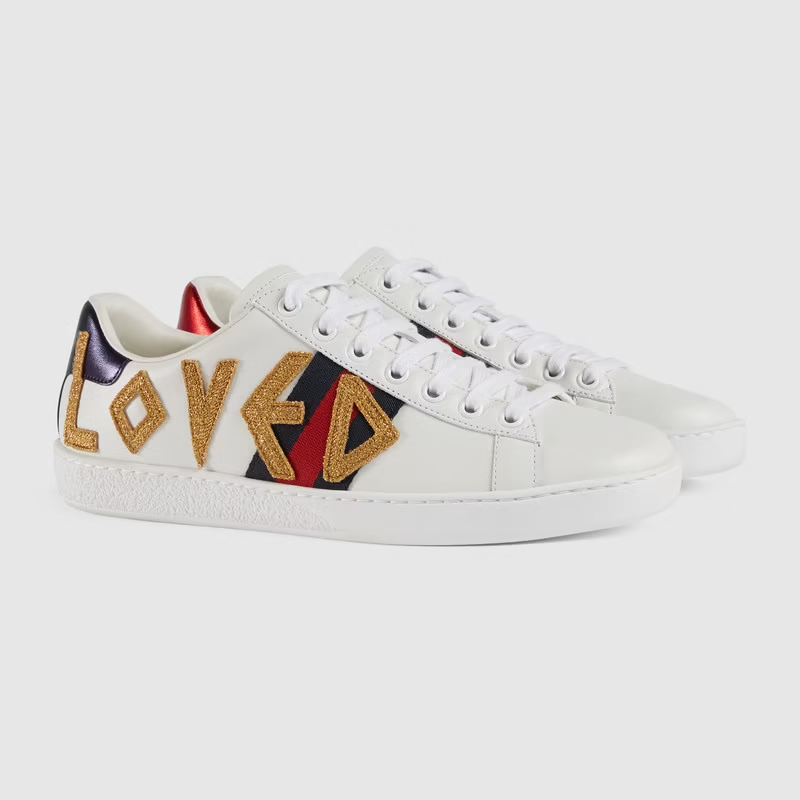 Giày Gucci Wmns Ace 'Loved' 505328-DOPE0-9095 - Ảnh 5