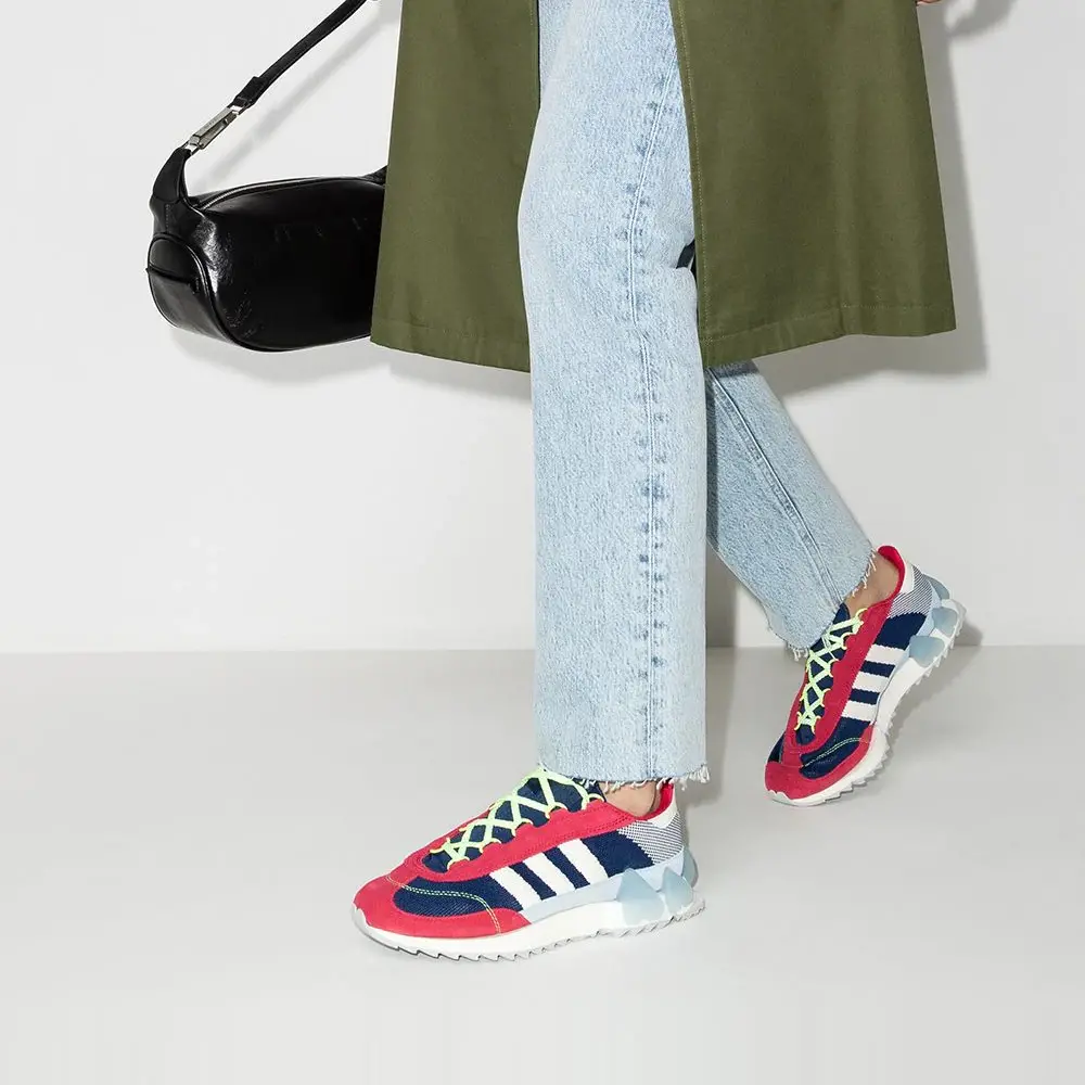 Alternative view of Giày Adidas Superstar 80s x Angel Chen 'Dark Blue Red' FY5352
