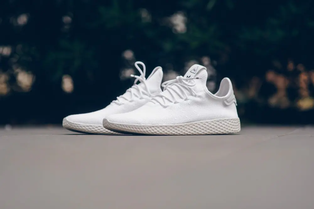 Giày Adidas Pharrell x Tennis Hu 'Cloud White' B41792 - Ảnh 4