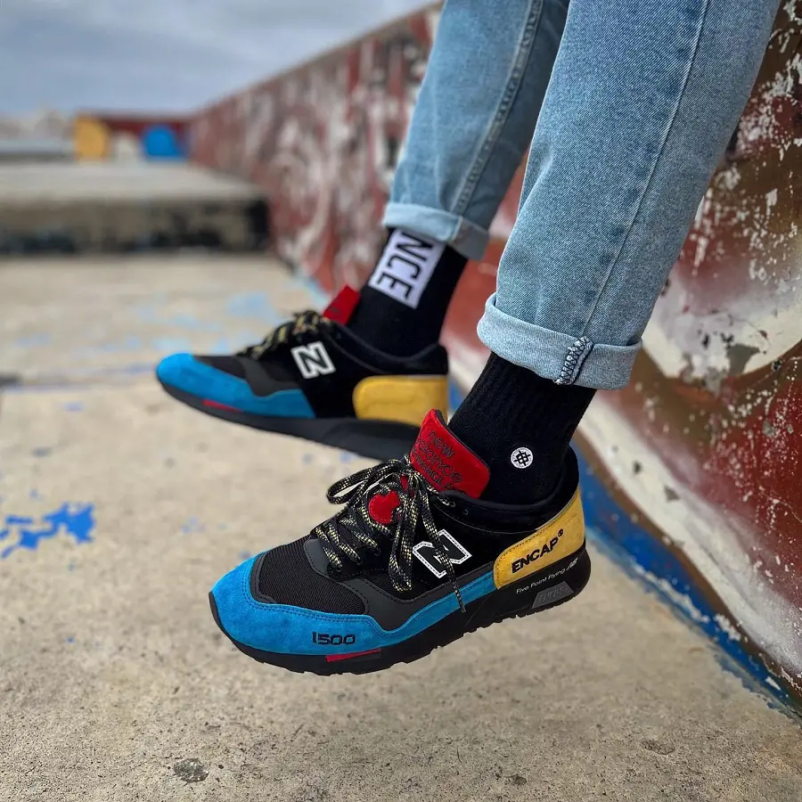 Alternative view of Giày New Balance 1500 Made in England ‘Multi Black’ M1500UCT