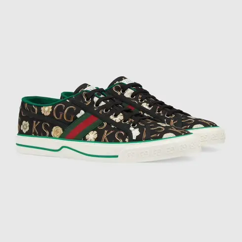 Alternative view of Giày Ken Scott x Gucci Tennis 1977 'Black Monogram' 645279-2LM20-1291