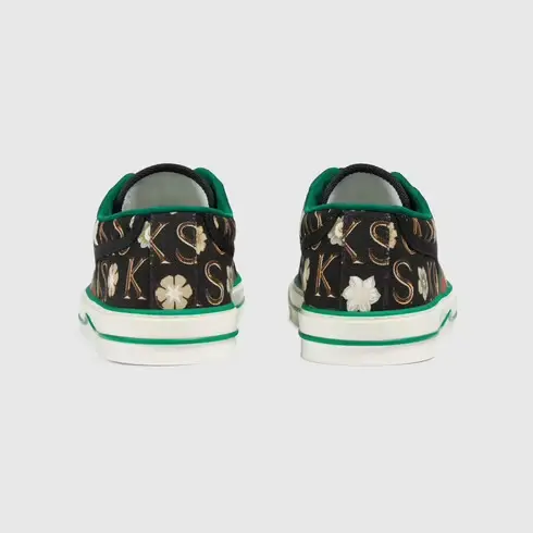 Giày Ken Scott x Gucci Tennis 1977 'Black Monogram' 645279-2LM20-1291 - Ảnh 3