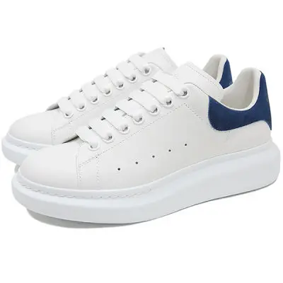 Giày Alexander McQueen Oversole Men's Sneakers 'White Blue' 625156-WHXMT-9086 - Ảnh 3