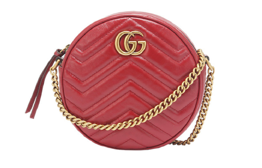 Túi Gucci GG Marmont Mini Leather Round Shoulder Bag 550154 0OLET 6438
