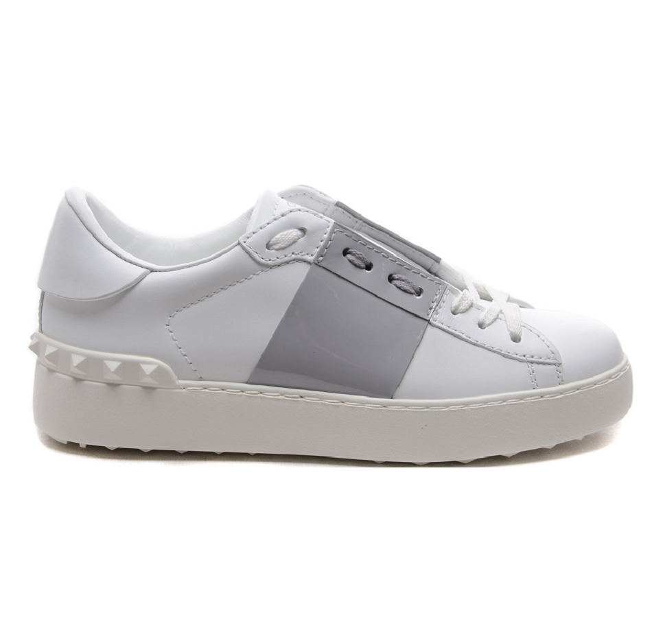 Giày Valentino Shiny Gray Open Sneakers PW2S0781-TCQ-832