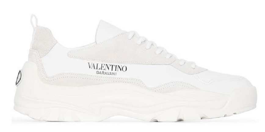 Giày Valentino Gumboy Calfskin Sneaker White (21SS) VY2S0B17VRN0BO