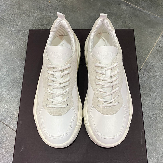 Giày Valentino Gumboy Calfskin Sneaker White (21SS) VY2S0B17VRN0BO - Ảnh 3