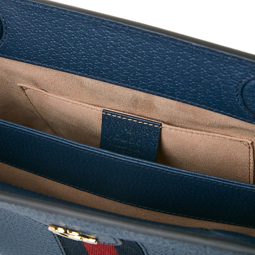 Túi Gucci Ophidia Small Shoulder Bag Blue 503877 DJ2DG 4178 - Ảnh 5