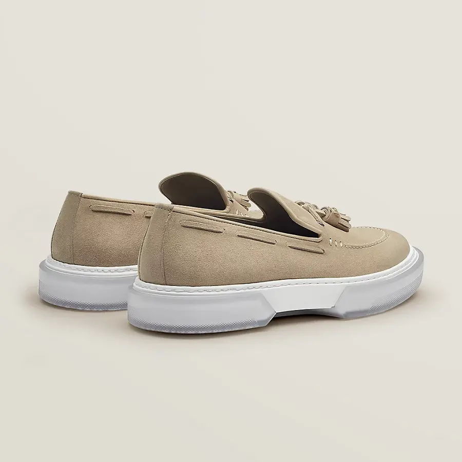 Giày Hermes Ecoutes Loafer 'Beige Sable' H221940ZAC9410 - Ảnh 3