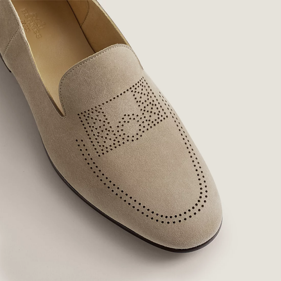 Giày Hermes Eclipse Loafer 'Beige Sable' H221980ZAC9420 - Ảnh 3