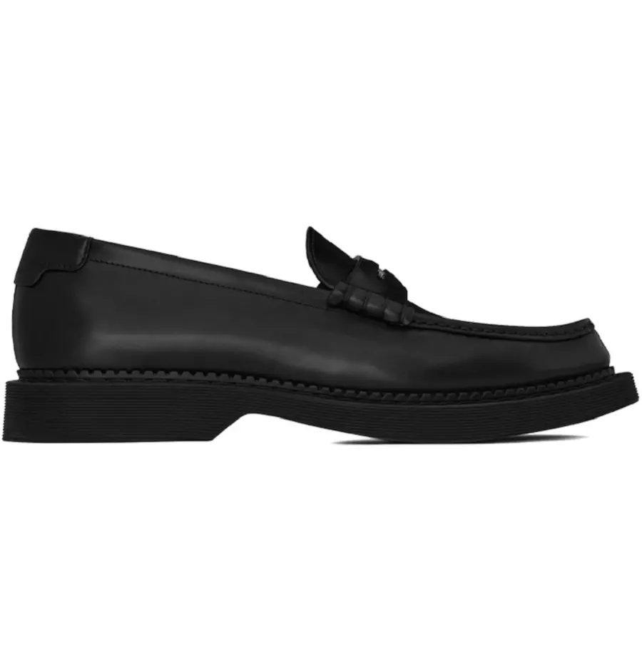 Giày Saint Laurent Teddy Penny Loafer 'Black' 66874826Y001000