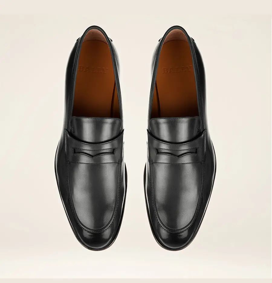 Giày Bally Westminster Leather Loafer 'Black' 6220948 - Ảnh 4