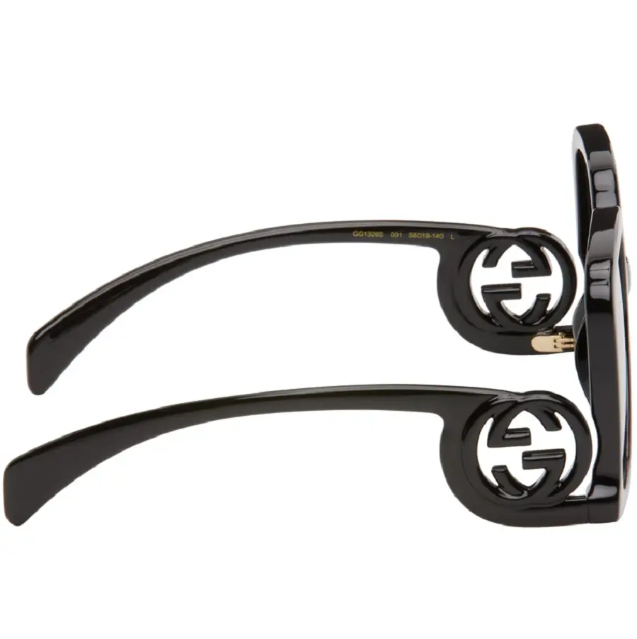 Kính Gucci Square Interlocking G Sunglasses 'Black' GG1326S-001 - Ảnh 4