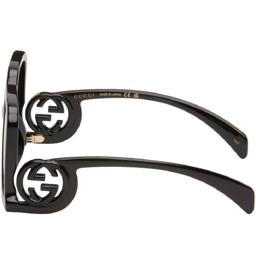 Kính Gucci Square Interlocking G Sunglasses 'Black' GG1326S-001 - Ảnh 3