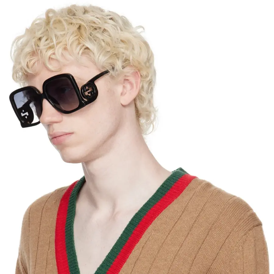 Alternative view of Kính Gucci Square Interlocking G Sunglasses 'Black' GG1326S-001