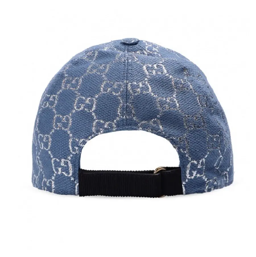 Mũ Gucci Baseball Cap With Logo 'Blue' 631953-3HK75-4660 - Ảnh 3