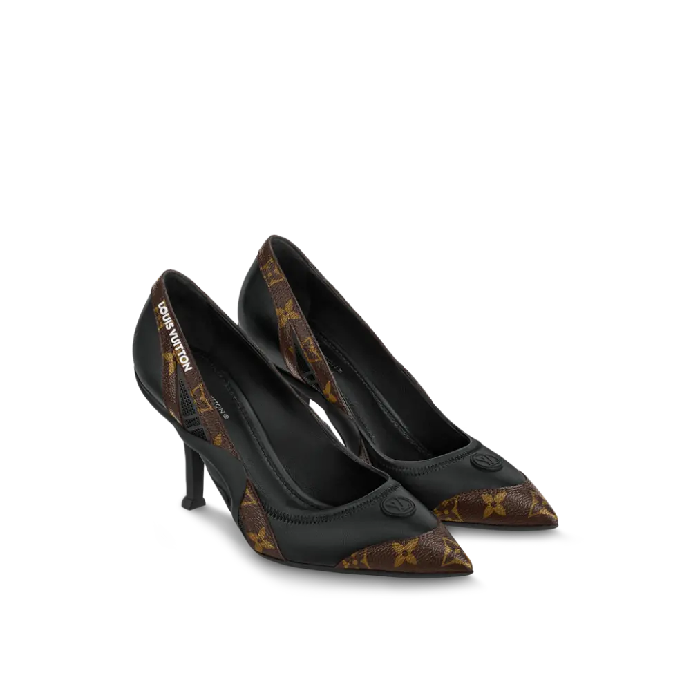 Giày Cao Gót Louis Vuitton Archlight Pumps 'Black' 1AADFN - Ảnh 3