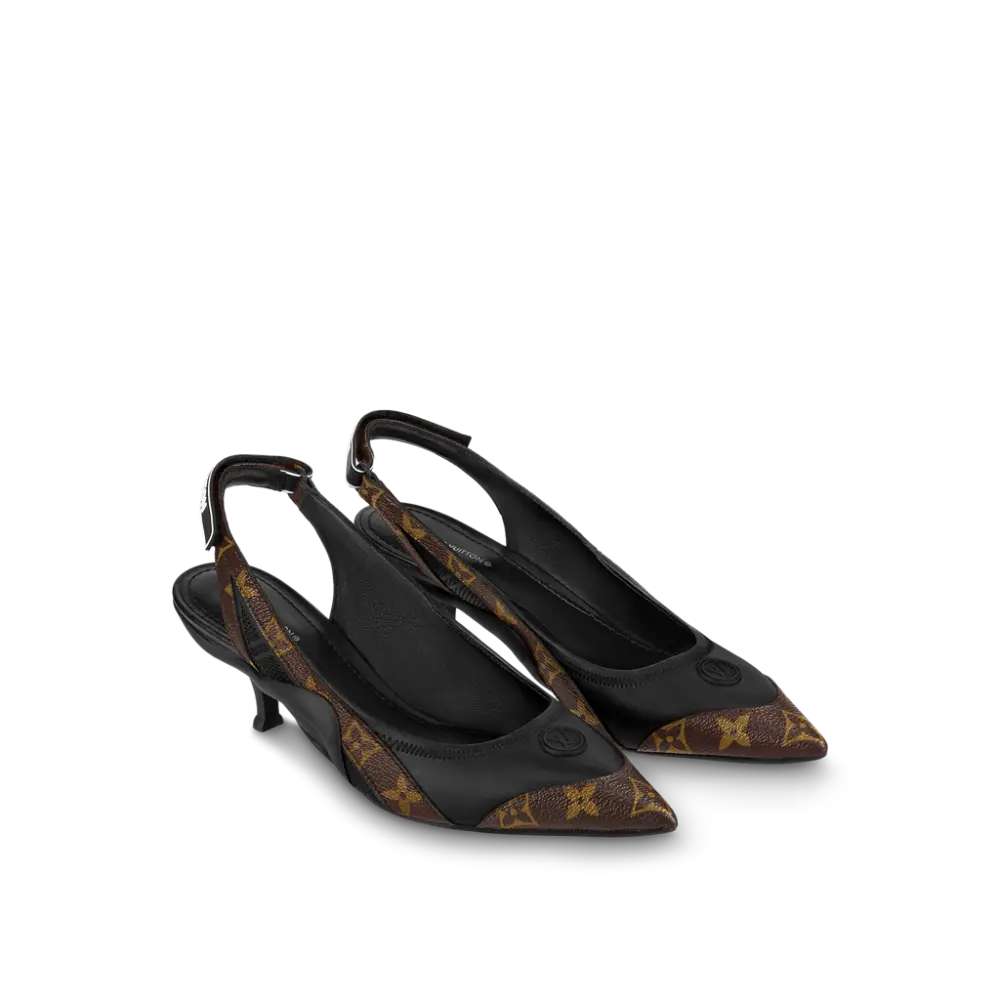 Alternative view of Giày Cao Gót Louis Vuitton Archlight Slingbacks 'Black' 1AADGJ