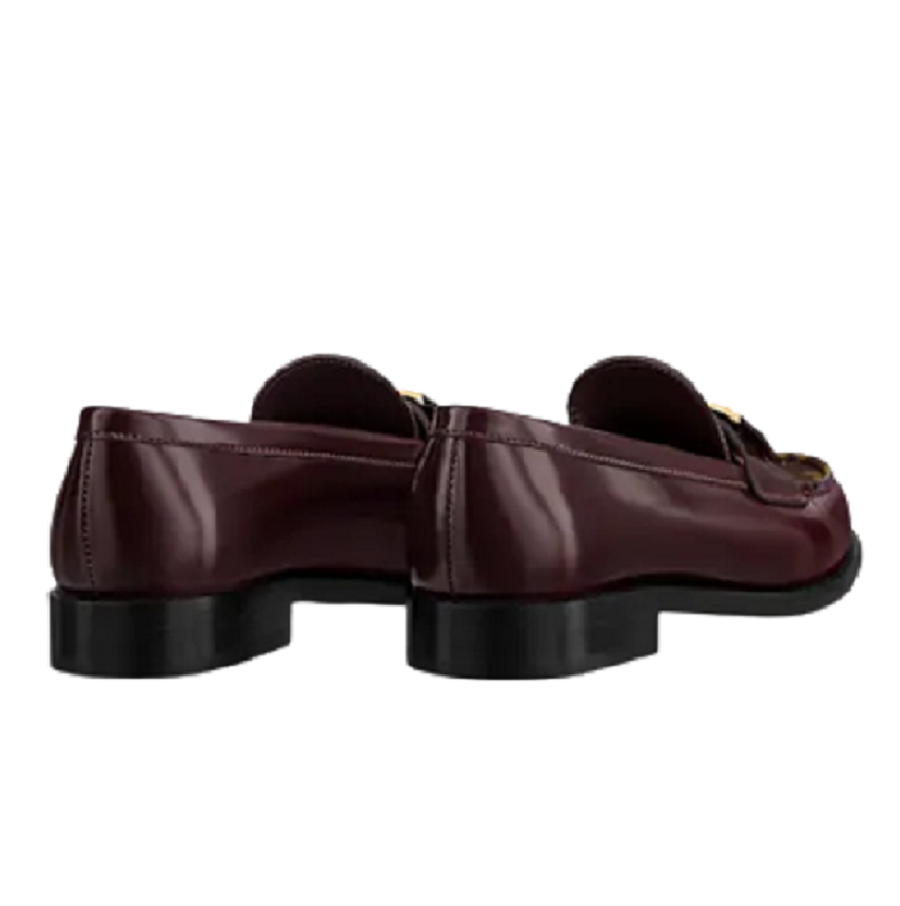 Giày Louis Vuitton Chess Flat Loafers ‘Bordeaux’ 1AACXY - Ảnh 2