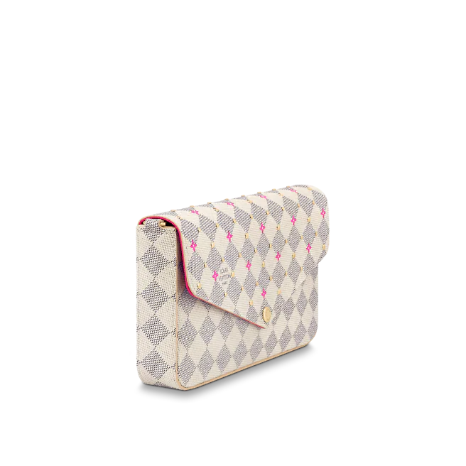 Túi Louis Vuitton Félicie Pochette 'Fuchsia' N64616 - Ảnh 4