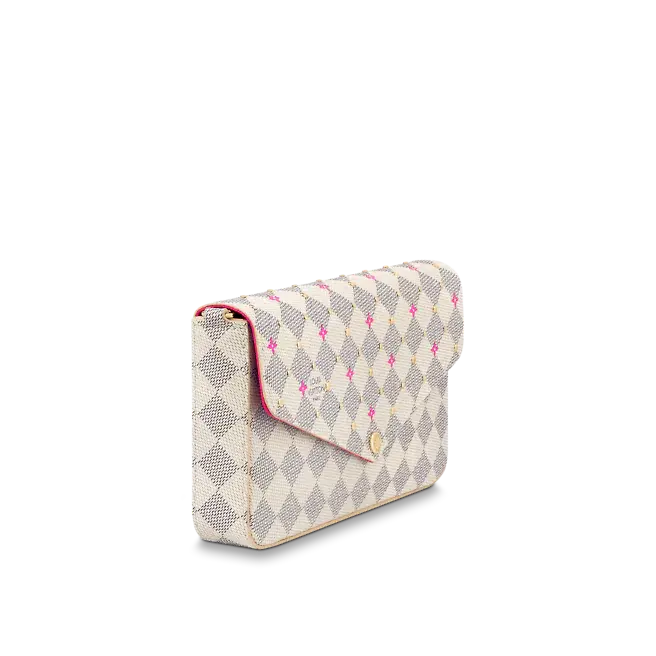 Túi Louis Vuitton Félicie Pochette 'Fuchsia' N64616 - Ảnh 4