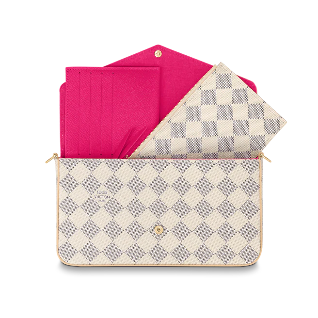 Túi Louis Vuitton Félicie Pochette 'Fuchsia' N64616 - Ảnh 3
