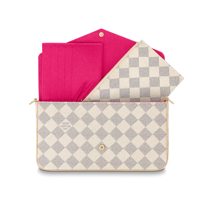 Túi Louis Vuitton Félicie Pochette 'Fuchsia' N64616 - Ảnh 3