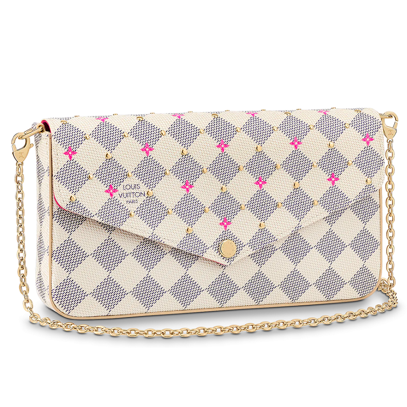 Túi Louis Vuitton Félicie Pochette 'Fuchsia' N64616