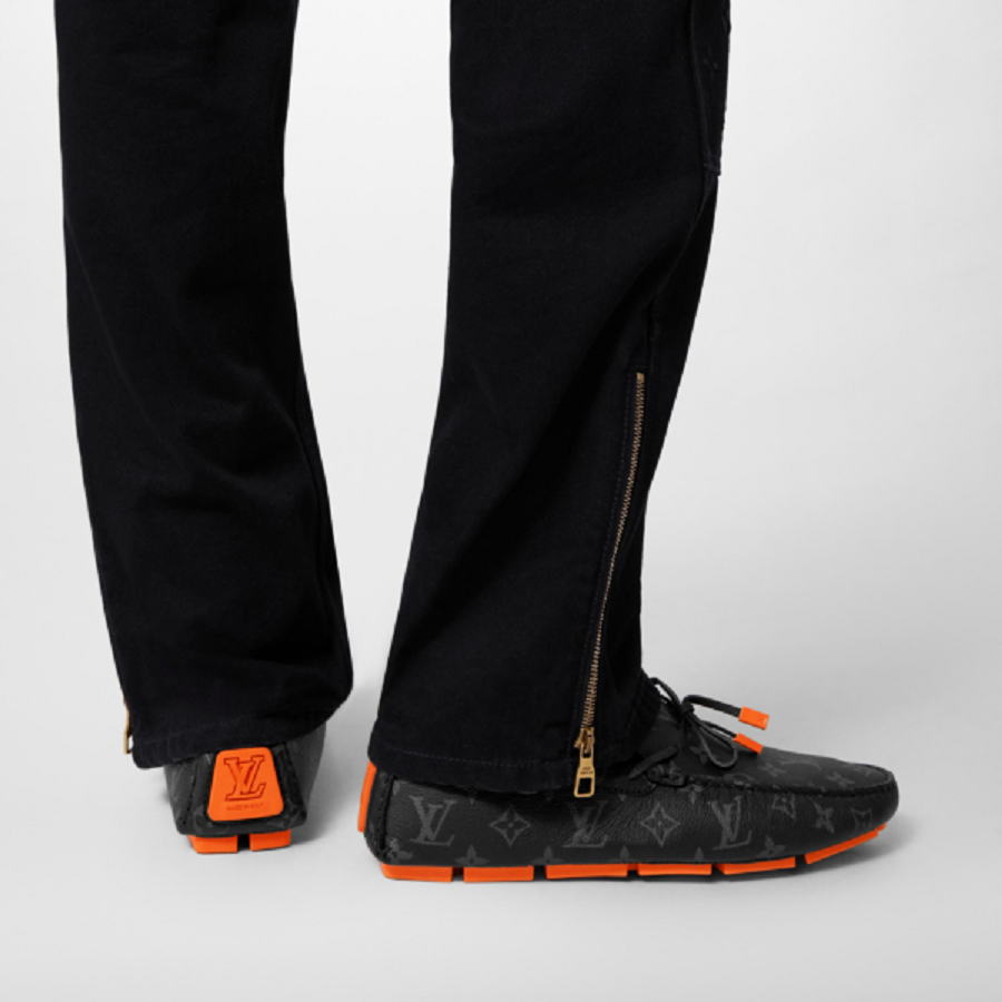 Giày Louis Vuitton LV Driver Mocassin ‘Black’ 1AAF3E - Ảnh 3