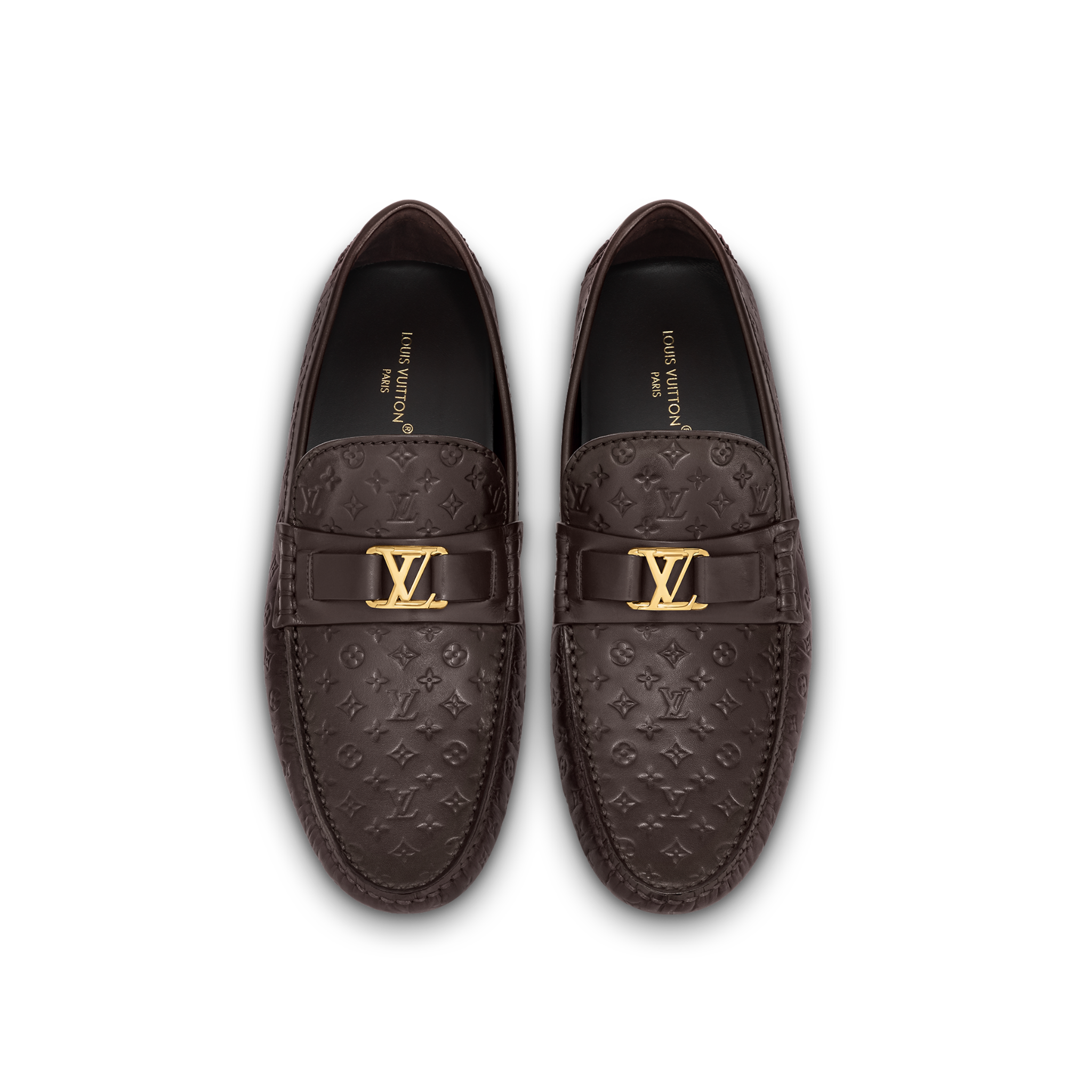 Giày Louis Vuitton Hockenheim Moccasins 'Moka' 1ABM61 - Ảnh 4