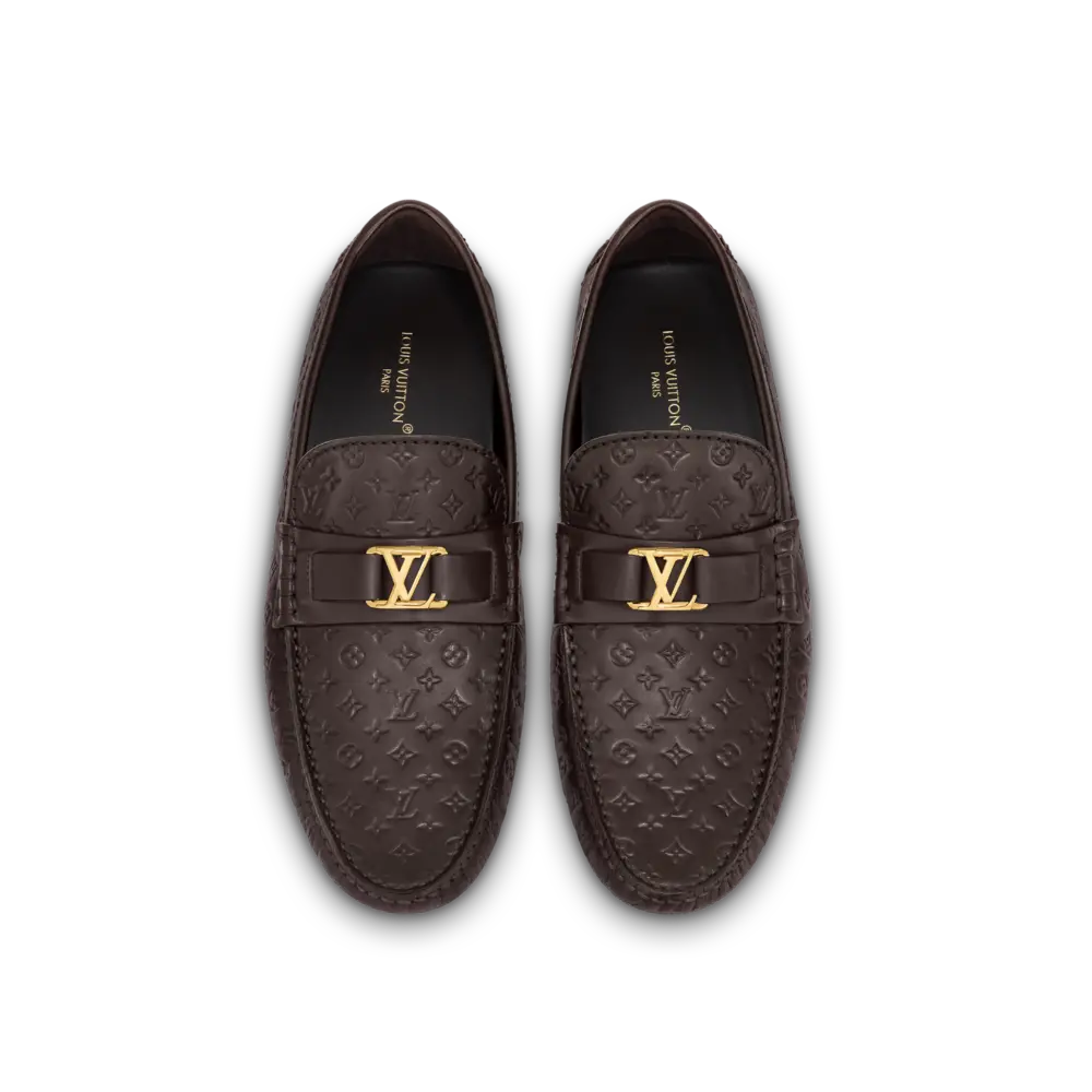 Giày Louis Vuitton Hockenheim Moccasins 'Moka' 1ABM61 - Ảnh 4