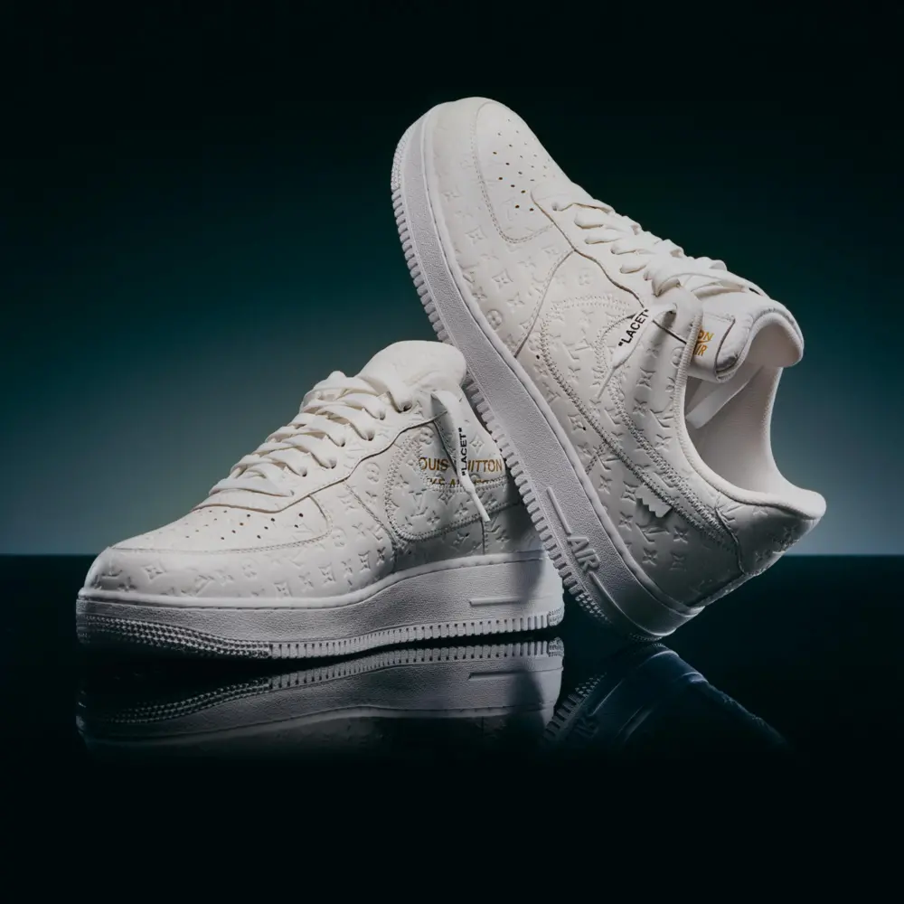 Alternative view of Nike Air Force 1 Low x Louis Vuitton Virgil Abloh 'White' CT1741-101