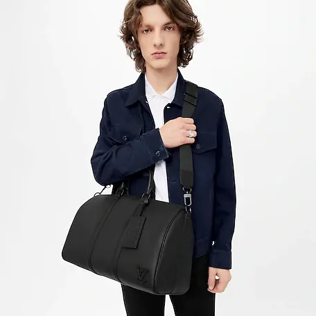 Túi Louis Vuitton Aerogram Keepall Bandoulière 40 M57088 - Ảnh 7